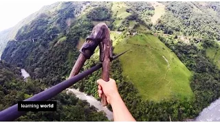 Revisiting Colombia’s dangerous and dizzying zipline to school (Learning World: S5E13, part 1/2)