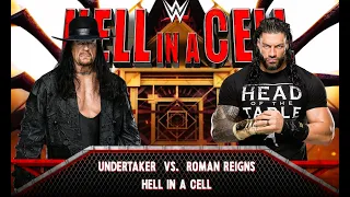 WWE2K23 Undertaker VS Roman Reigns | Hell in a Cell Match Gameplay (No Commentary)