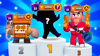 Топ 10 рекордов самых больших кубков на 1 бойце | Brawl Stars