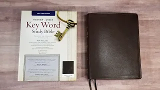Hebrew Greek Keyword Study Bible KJV Goatskin