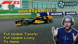 KEREN PARAH!!! Rilis F1 2023 PPSSPP Offline Ukuran Kecil! || F1 2009 Mod 2023 PSP