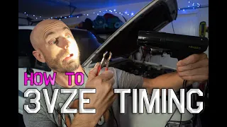 How to set Toyota 3VZE 3.0 timing