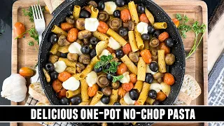 DELICIOUS One-Pot No-Chop Pasta | The EASIEST Pasta Recipe EVER