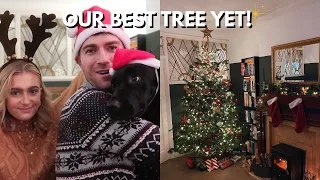 OUR BEST TREE YET! | TRADITIONAL CHRISTMAS DECOR | VLOGMAS DAY 1