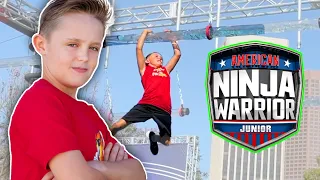 Kade Races on American Ninja Warrior Jr! BTS