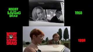 Night of the Living Dead (1968/1990) side-by-side comparison