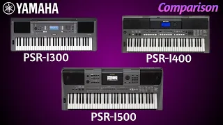 Yamaha PSR- I Series Comparison / PSR-I300 VS PSR-I400 VS PSR-I500