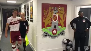 TUNNELCAM: Footage from the tunnel ahead of the Northampton Town v Bradford City game