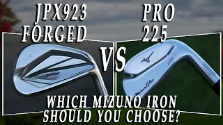 Mizuno JPX923 Forged vs Mizuno Pro 225 Which one is MORE Forgiving?