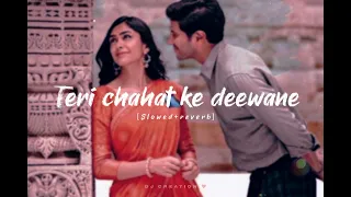 teri chahat ke deewane huye hum[slowed+reverb]💫🎧🎶😍 #lofi #kumarsanu #alkayagnik #youtube