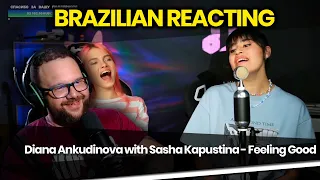 Diana Ankudinova with Sasha Kapustina - Feeling Good - REACTION