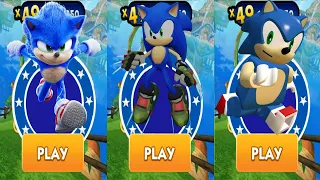 Sonic Dash - Movie Sonic vs Prime Sonic vs LEGO Sonic vs All Characters Unlocked All Bosses