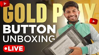 📢 Live Unboxing of Gold Play Button | Interactive Live Session | 5 Sal Bemisal