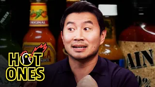 Simu Liu Chugs Boba While Eating Spicy Wings | Hot Ones