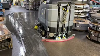 The Karcher B 260 RI Bp Industrial Ride-on Scrubber