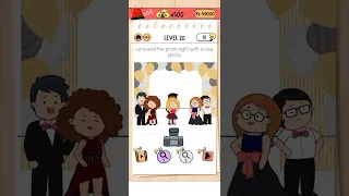 Brain Test 2 - Tricky Stories Level 20 (Prom Dates) Solved