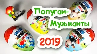 КИНДЕР МАКСИ ВЕСНА 2019 ПОПУГАИ-МУЗЫКАНТЫ РОКЕРЫ Kinder MAXI Rockige Papageien