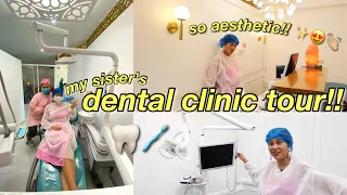 Dental Clinic Tour! 🦷🪥My Sister's Dental Clinic! 😍👏🏼✨| ninacurly