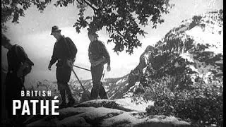 Ice Climbers In Yosemite National Park Lner (1938)