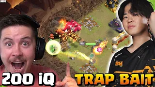 GAKU INSANE TRAP BAIT Deletes Every HEALER AT ONCE (Clash of Clans)