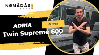 Furgoneta camper nueva 👉 Adria Twin supreme 600 SX 🚐 💨 Nomadas Life