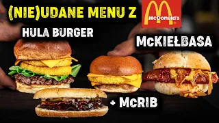 Polska McKIEŁBASA vs McRIB vs HULA BURGER - Udane i nieudane pozycje menu z McDonalds - Foxx  Gotuje