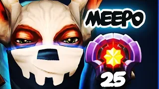 BETTER THAN ABED?! ARES FIRST LVL 25 MEEPO IMMORTAL RANK TOP 150 - Dota 2 EPIC Gameplay Compilation