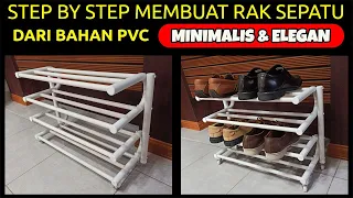 Mudah dan Simple Membuat Rak Sepatu Minimalis dari Pipa Paralon Pvc