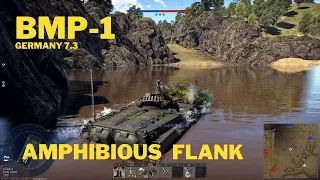 The BMP-1 in war thunder, amphibious flank and most fun light tank to play,  war thunder GER 7.3