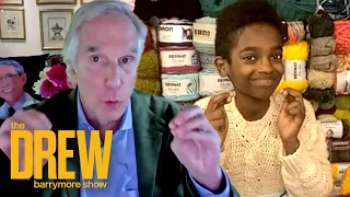 Henry Winkler Is Moved by Crochet Prodigy Jonah Larson's Review of His 35th Kids' Book