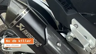 Forza 750 akrapovic no db killer