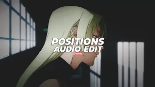 positions - ariana grande (tiktok remix) [edit audio]