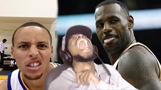 THE GOATS! STEPHEN CURRY & LEBRON JAMES FUNNIEST MOMENTS REACTION