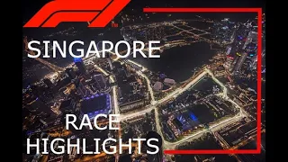 2019 Singapore  Grand Prix Race Highlights