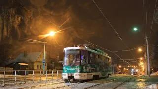 Трамвай Витебска БКМ-62103, борт.№ 636,марш.1