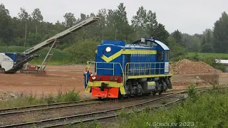 One of the oldest Locomotives in Estonia TEM2-688 (1970) still working