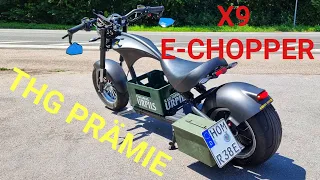 X9 E-Chopper // Freiwillige Zulassung und THG Prämie (375,- jährliche Förderung für E-Roller)