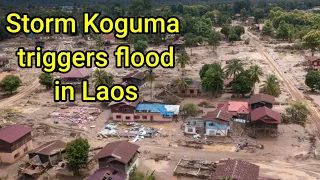 Tropical Storm Koguma triggers floods and landslides in Laos