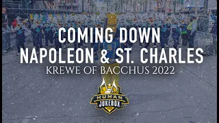 Human Jukebox Coming Down Napoleon and St. Charles Ave. in 4K | Bacchus 2022