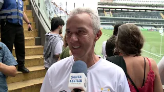 O último treino do Santos antes da estreia no campeonato paulista contra o Bragantino