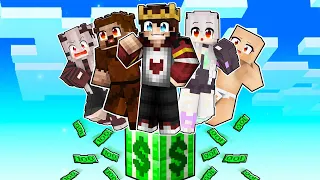 MİLYONER TEK BLOK 😱 - Minecraft