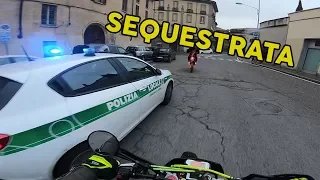 LOCAL POLICE SEQUES OUR MOTORBIKES | w / KTM 125, HM CRM 125 | PASSIONE_MOTARDD