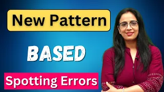 Spotting Errors Based on new Pattern || For SSC CHSL, MTS, CGL || English With Rani Ma'am