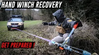 HAND WINCH Off Road Recovery Techniques Training