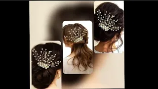 Floral Bridal Hair Pin||Artificial Flowers Accessories for women