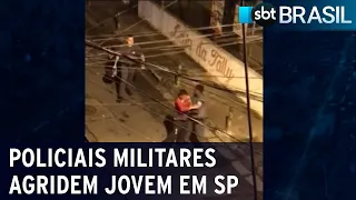 SP: Policiais militares são afastados após agressão a jovem | SBT Brasil (19/11/20)