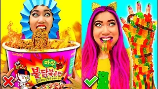 Weird Fun Hilarious Food Hacks You Should Try!!! (CC Available)