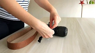 Feza Leather - How to attach your leather strap to your camera