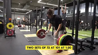 3RM Front squat PB and training