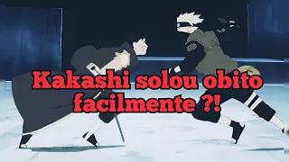 Obito deixou o kakashi ganhar dele ! #naruto #kakashi #obito #anime #narutoshippuden